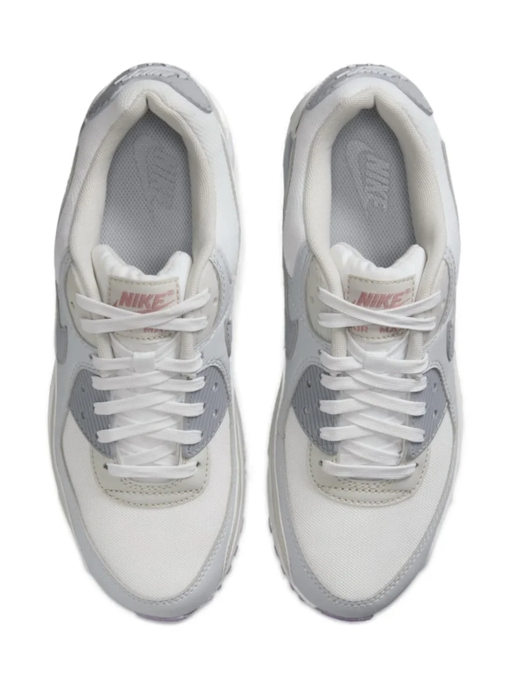 Nike Air Max 90 Womens White Light Gray Blush